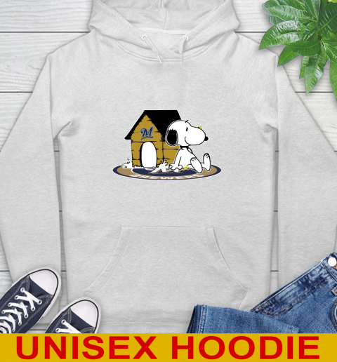 MLB Baseball Milwaukee Brewers Snoopy The Peanuts Movie Shirt Hoodie