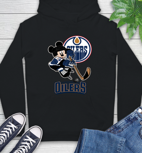 NHL Edmonton Oilers Mickey Mouse Disney Hockey T Shirt Hoodie 2