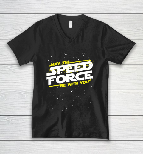 Star Wars Shirt May The Speed Force Be With You V-Neck T-Shirt