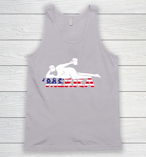 Beer Lover Funny Shirt Mens 4th Of July Merica Fat Party Funny Drinking Adult Joke Tank Top 3