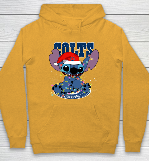 Indianapolis Colts NFL Football noel stitch Christmas Hoodie 2