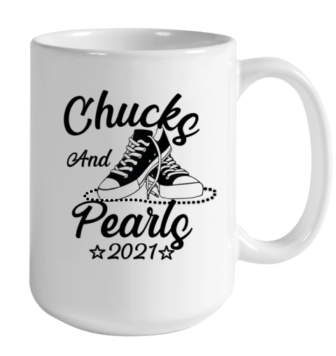 Chucks And Pearls 2021 Tee Color Changing Mug 15oz Tee For Sports