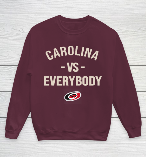 Carolina Hurricanes Vs Everybody Youth Sweatshirt 4