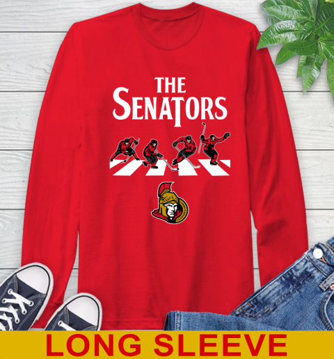 NHL Hockey Ottawa Senators The Beatles Rock Band Shirt Long Sleeve T-Shirt 12