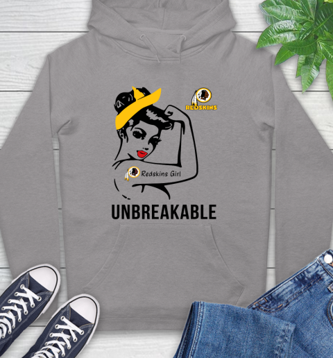 NFL Washington Redskins Girl Unbreakable Football Sports Hoodie 4