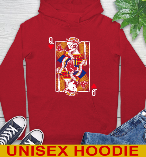 MLB Baseball Boston Red Sox The Queen Of Hearts Card Shirt Hoodie 10