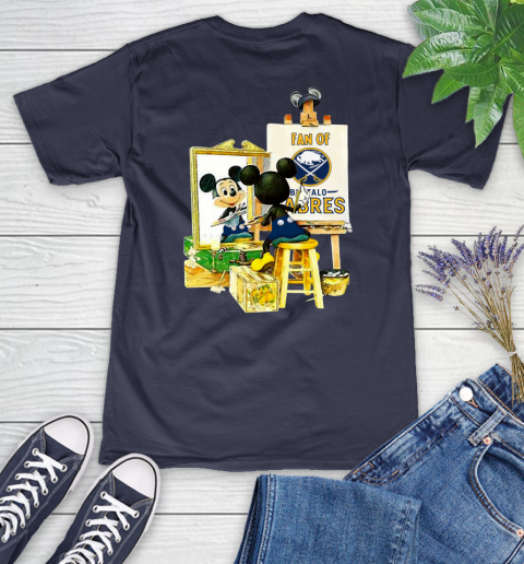 NHL Hockey Buffalo Sabres Mickey Drawing Shirt 81