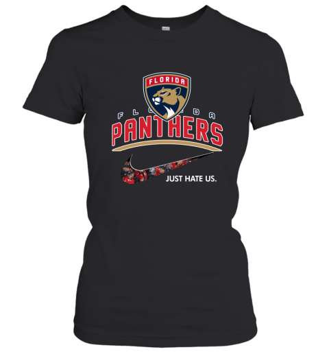 NHL Team Florida panthers x Nike Just Hate Us Hockey Women's T-Shirt