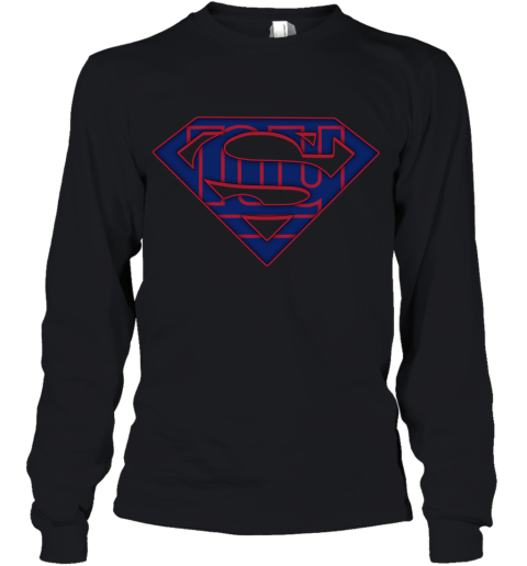 We Are Undefeatable The New York Giants x Superman NFL Youth Long Sleeve