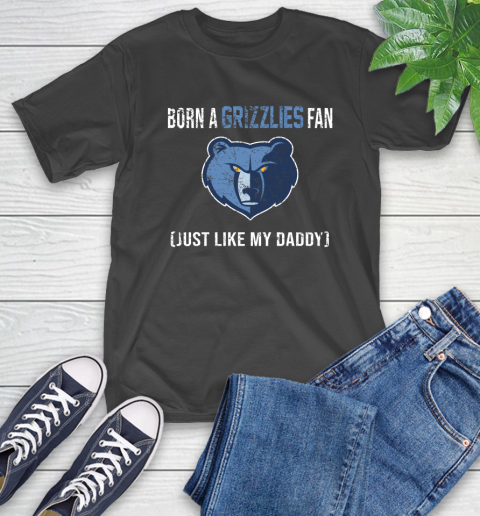 NBA Memphis Grizzlies Loyal Fan Just Like My Daddy Basketball Shirt T-Shirt