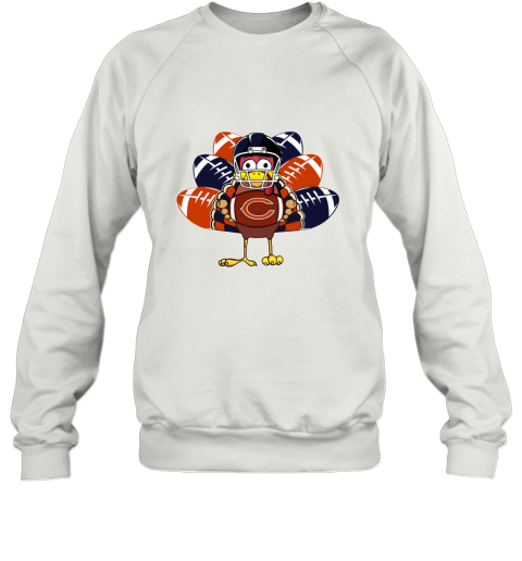 Chicago Bears  Thanksgiving Turkey Football NFL Sweatshirt