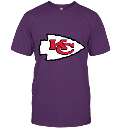 Kansas City Chiefs Line Gray Victory Arch Unisex Jersey Tee