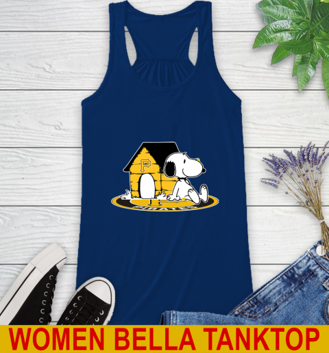 MLB Baseball Pittsburgh Pirates Snoopy The Peanuts Movie Shirt Racerback Tank 9