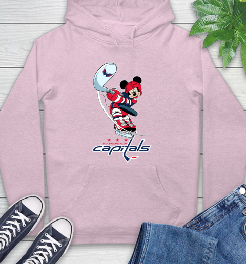 NHL Hockey Washington Capitals Cheerful Mickey Mouse Shirt Hoodie 10