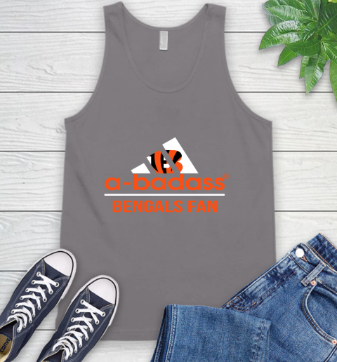 NFL A Badass Cincinnati Bengals Fan Adidas Football Sports 1 Tank Top - Image 7