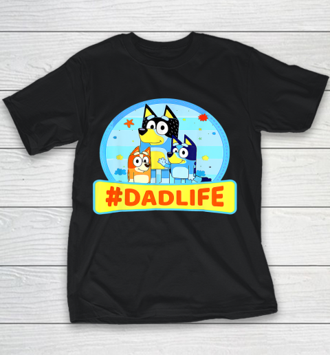 Family Blueys Love Dad Love Mom Blueys Love Mom #dadlife Youth T-Shirt