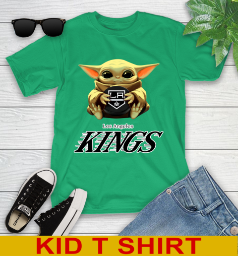 NHL Hockey Los Angeles Kings Star Wars Baby Yoda Shirt 106