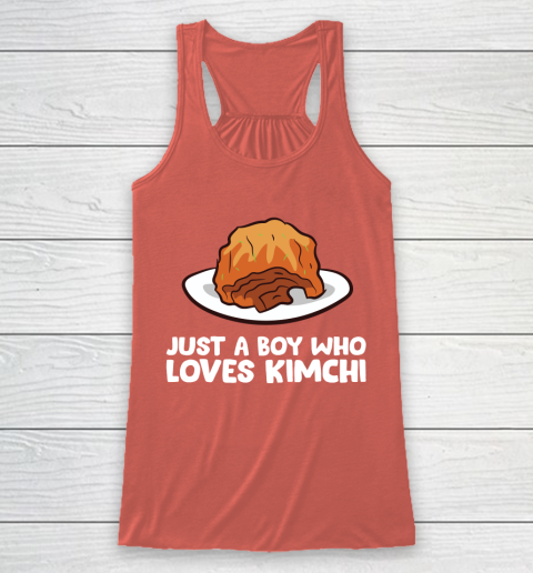 Just a Boy Who Loves Kimchis Funny Kimchi Racerback Tank 3