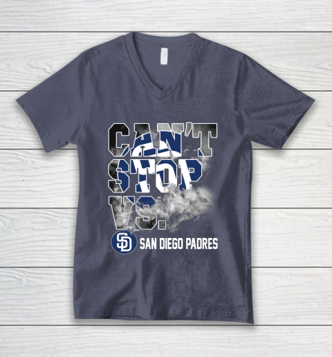 MLB San Diego Padres Baseball Can't Stop Vs Padres V-Neck T-Shirt 7