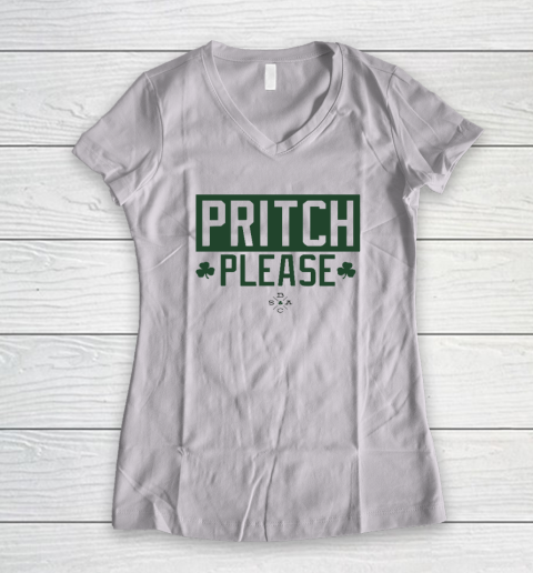 Pritch Please Women's V-Neck T-Shirt
