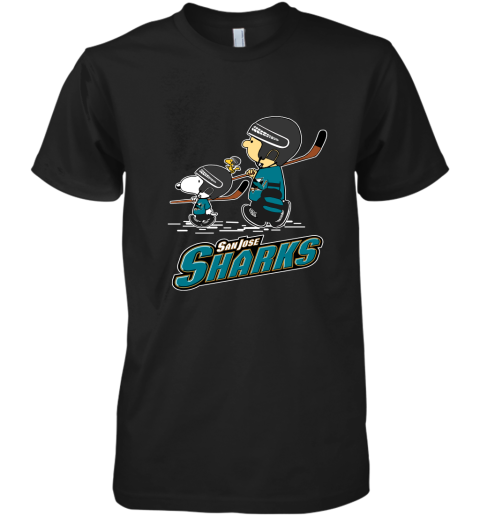 Let's Play San Jose Sharks Ice Hockey Snoopy NHL Premium Men's T-Shirt