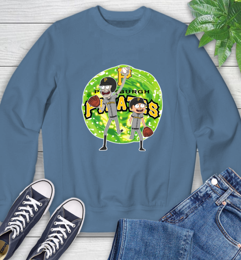 MLB Pittsburgh Pirates Rick And Morty Baseball Sports Sweatshirt 7
