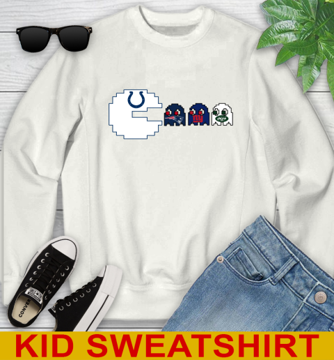 Indianapolis Colts NFL Football Pac Man Champion Youth Sweatshirt
