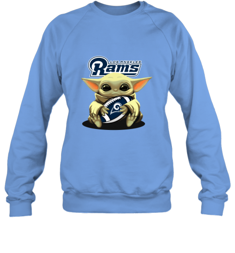 Baby Yoda hug Los Angeles Rams shirt, hoodie, sweater, ladies-tee