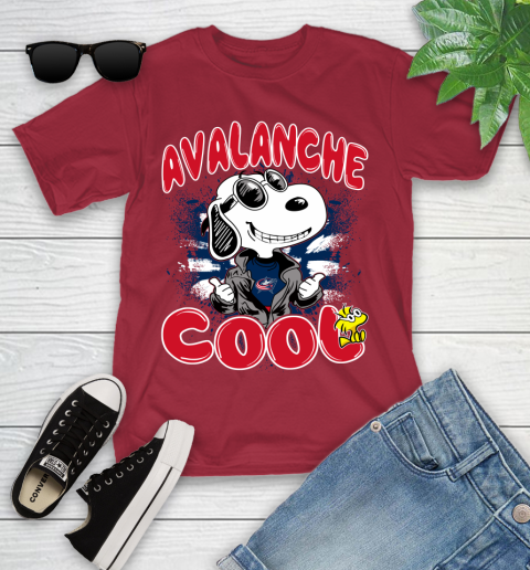 NHL Hockey Columbus Blue Jackets Cool Snoopy Shirt Youth T-Shirt 12