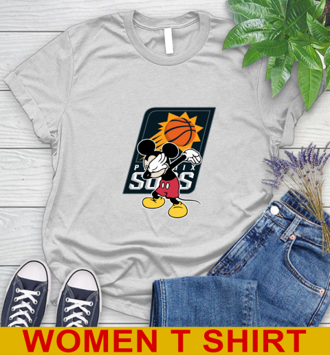 Phoenix Suns NBA Basketball Dabbing Mickey Disney Sports Women's T-Shirt