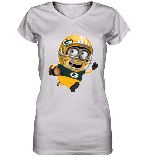 NFL Green Bay Packers Minions Disney Football Sports V-Neck T