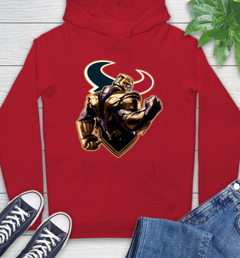 NFL Thanos Avengers Endgame Football Sports Houston Texans Hoodie 10