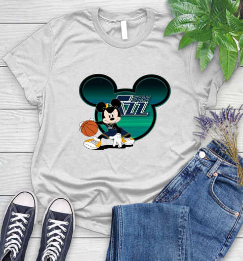 Nba Utah Jazz Mickey Mouse Disney Basketball Women S T Shirt