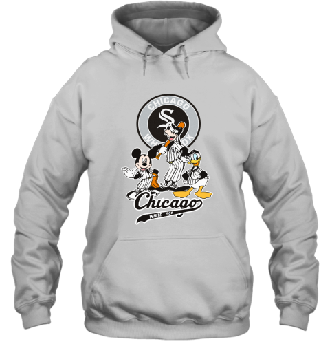 MLB Chicago White Sox Mickey Mouse Donald Duck Goofy Baseball Hoodie
