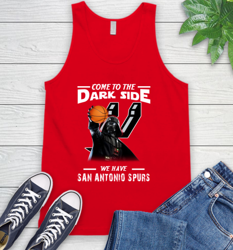 NBA Come To The Dark Side We Have San Antonio Spurs Star Wars Darth Vader Basketball Tank Top 5