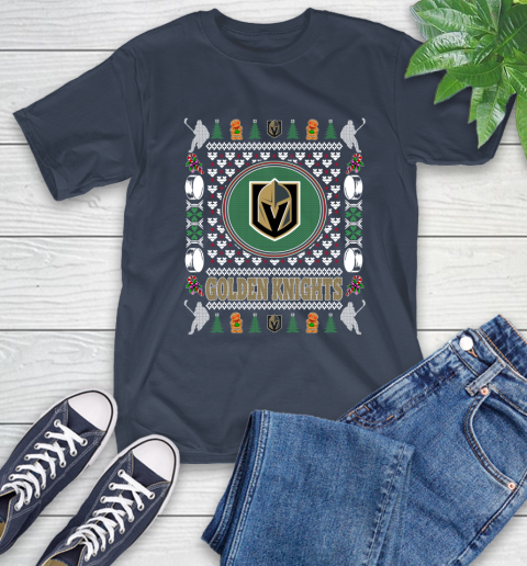 Vegas Golden Knights Merry Christmas NHL Hockey Loyal Fan Ugly Shirt 3
