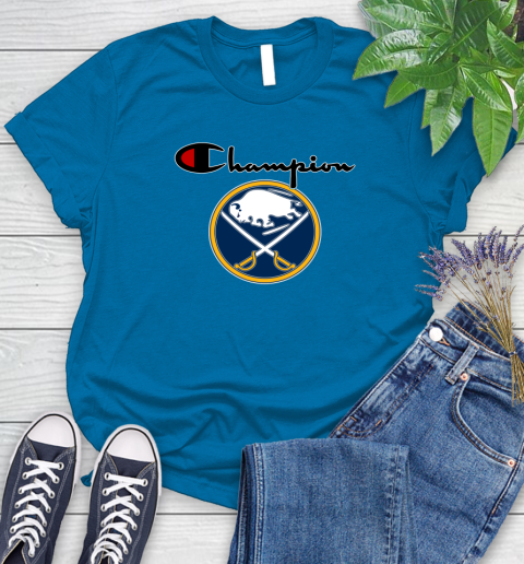 NHL Hockey Buffalo Sabres Champion Shirt Women's T-Shirt 5
