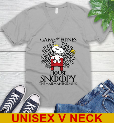 Game of bones house snoopy the mailman is coming tshirt 44