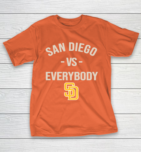 San Diego Padres Vs Everybody T-Shirt 4
