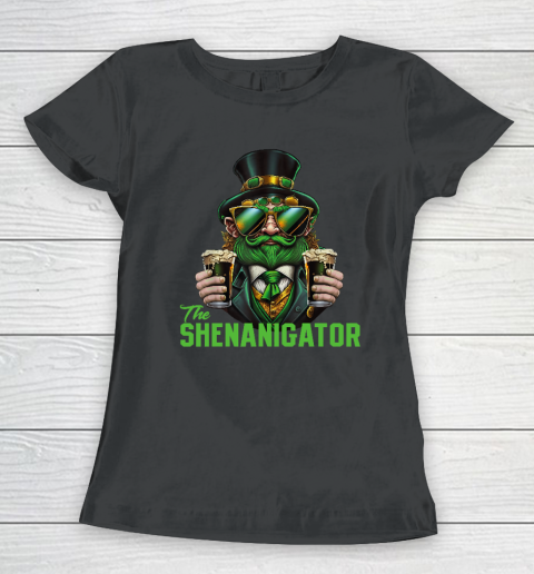 The Shenanigator, Funny Shenanigans Design For St Paddys Day Women's T-Shirt