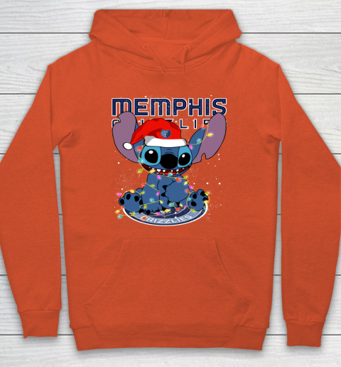 Memphis Grizzlies NBA noel stitch Basketball Christmas Hoodie 3
