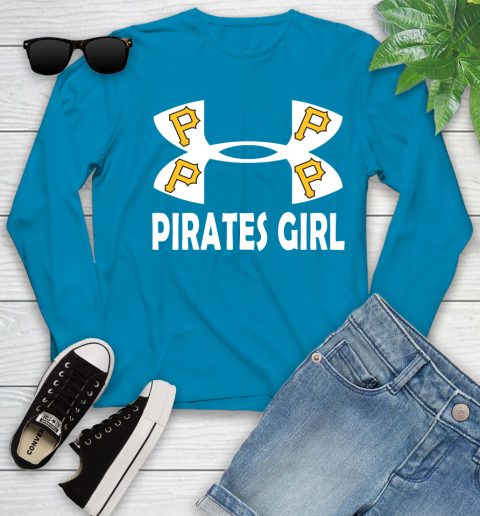 MLB Pittsburgh Pirates Under Armour Baseball Sports Youth Long Sleeve 8
