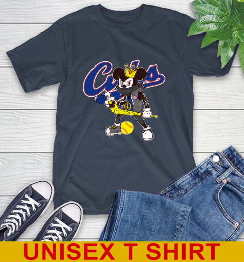 Chicago Cubs MLB Baseball Mickey Peace Sign Sports T-Shirt 4