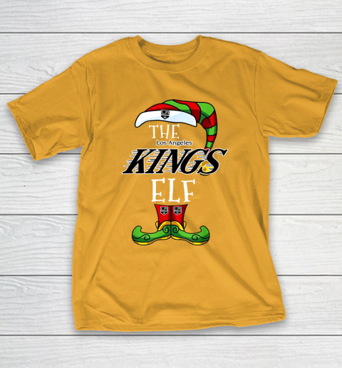 Los Angeles Kings Christmas ELF Funny NHL T-Shirt 2