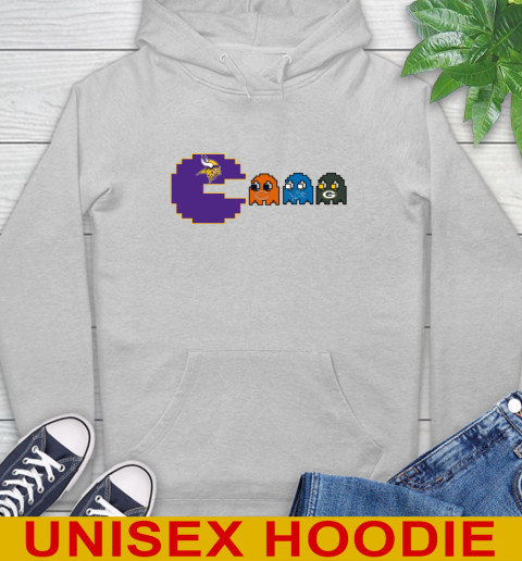 Minnesota Vikings NFL Football Pac Man Champion Hoodie 6