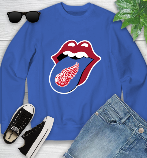 Detroit Red Wings NHL Hockey Lips I Root For My Team Adoring Fan 122