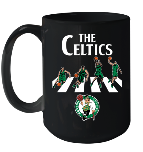 NBA Basketball Boston Celtics The Beatles Rock Band Shirt Ceramic Mug 15oz