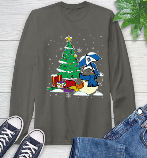 Dallas Mavericks NBA Basketball Cute Tonari No Totoro Christmas Sports Long Sleeve T-Shirt 9
