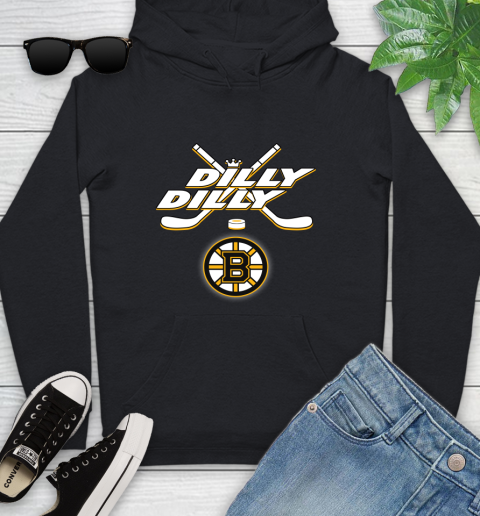NHL Boston Bruins Dilly Dilly Hockey Sports Youth Hoodie 2