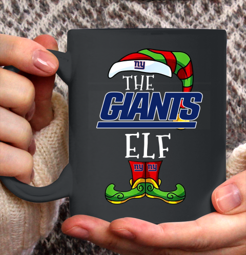 New York Giants Christmas ELF Funny NFL Ceramic Mug 11oz 2